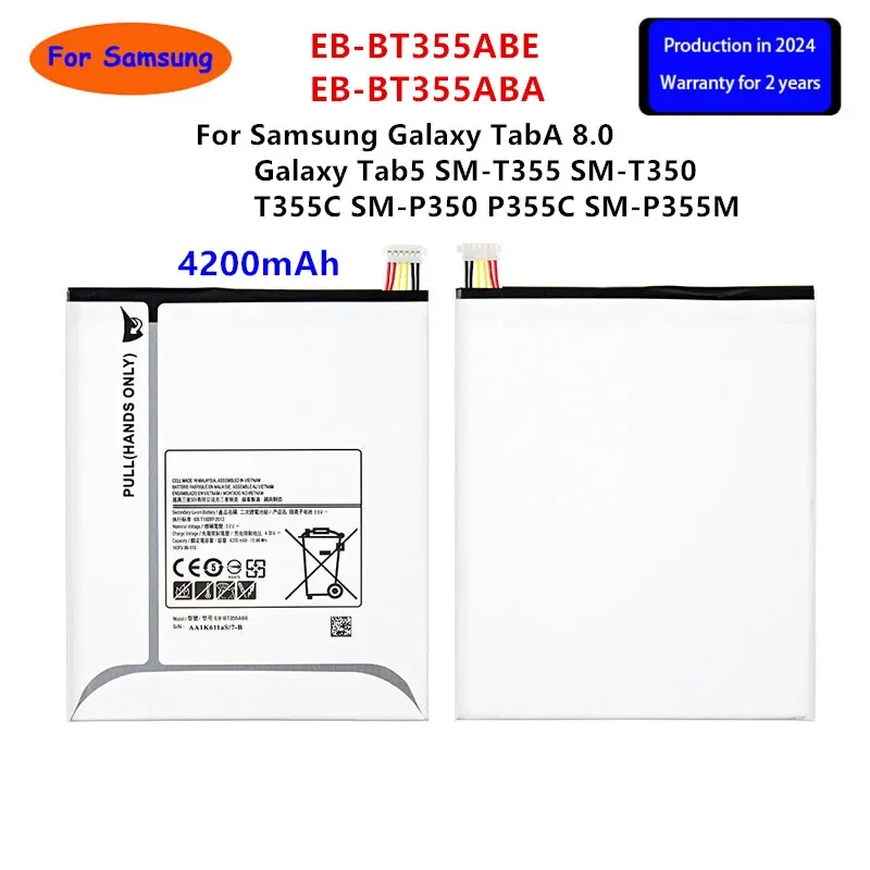 

Brand New Tablet EB-BT355ABE EB-BT355ABA Battery For Samsung Galaxy TabA 8.0 Galaxy Tab5 T355/C T350/P350 P355C/M