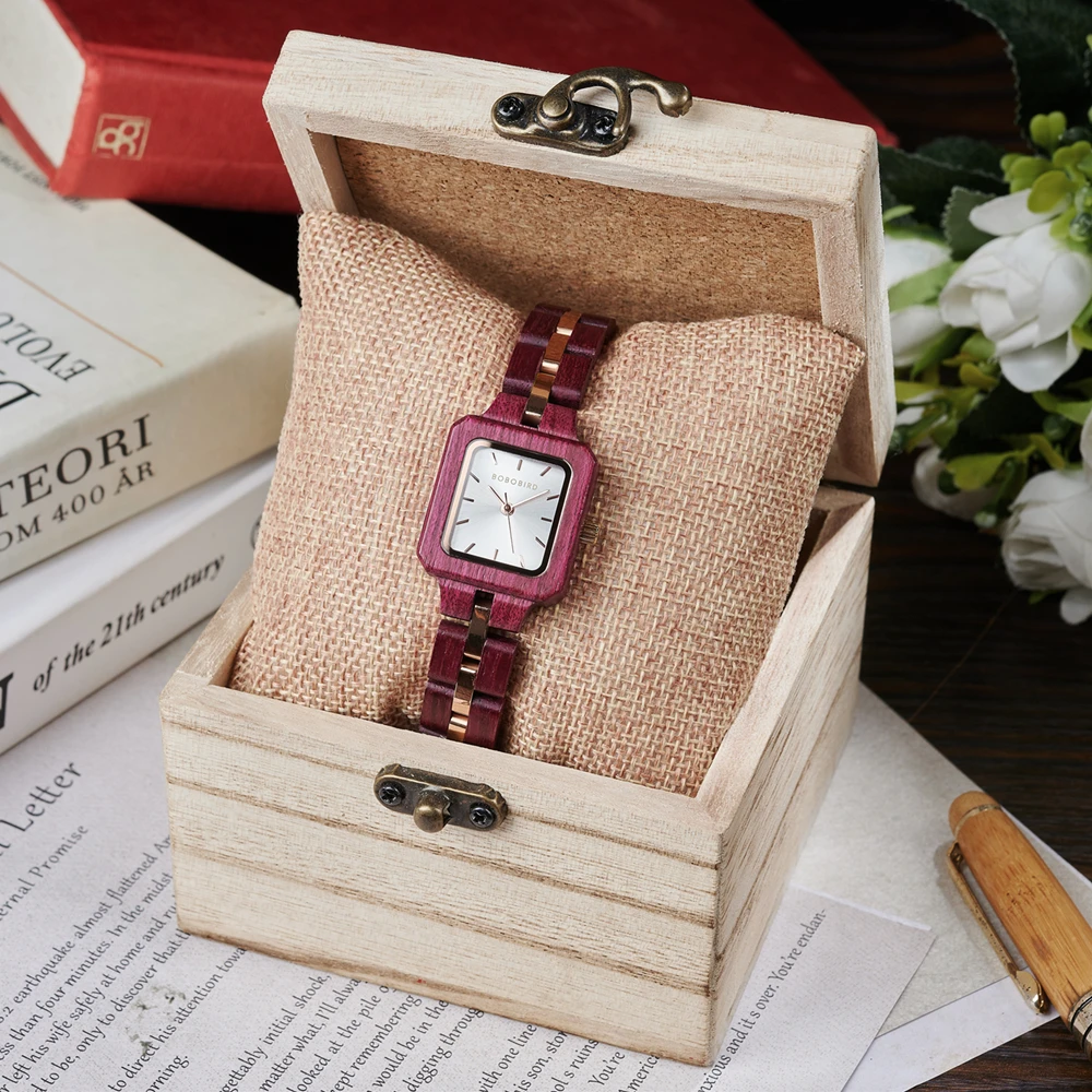 BOBO BIRD Fashion Women\'s Watches Wooden Niche Wrist Watch for Ladies Special Gift Support Drop Shipping