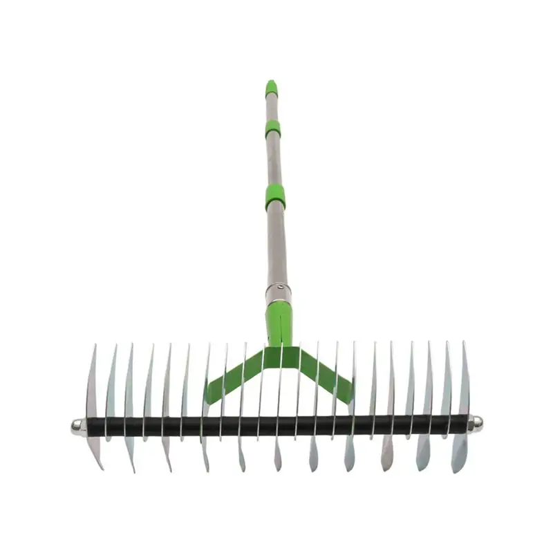 AT13 Thatch Rakes, Lawn Thatch Rakes, Weeder Rakes, Multipurpose Lawn Grooming Rakes For Cleaning Dead Grass, Easy To Use With H