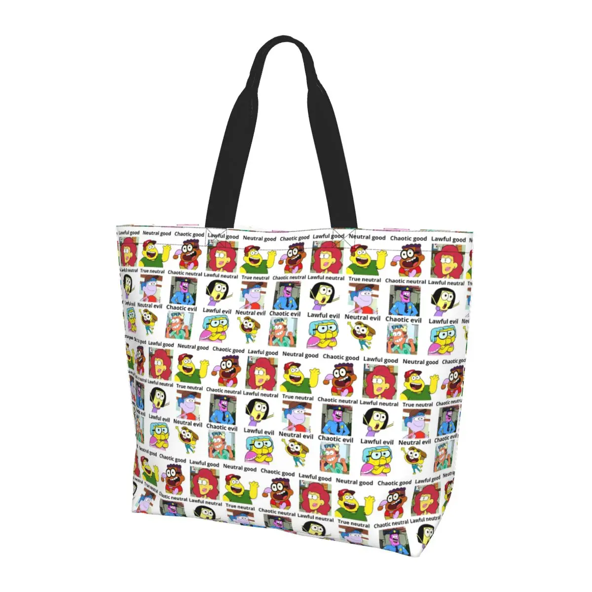 

Big City Greens Characters Shopping Tote Bag Canvas Large Capacity Shoulder Bags Shopper Grocery Handbag for Women