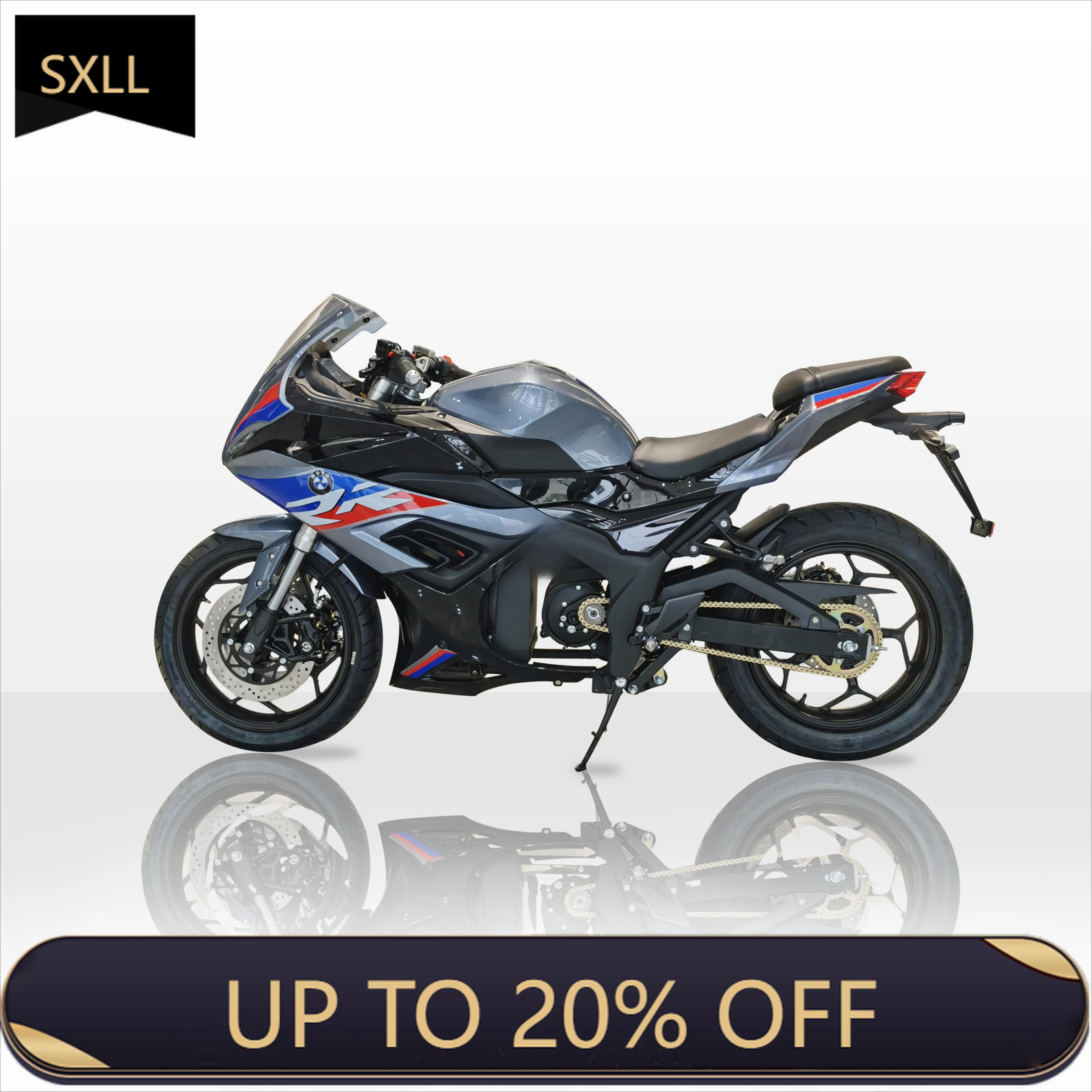 SXLL Factory Direct OEM Electric Motorcycle 130km/h 72V 120Ah Lithium Battery 220km Range Wholesale & Retail