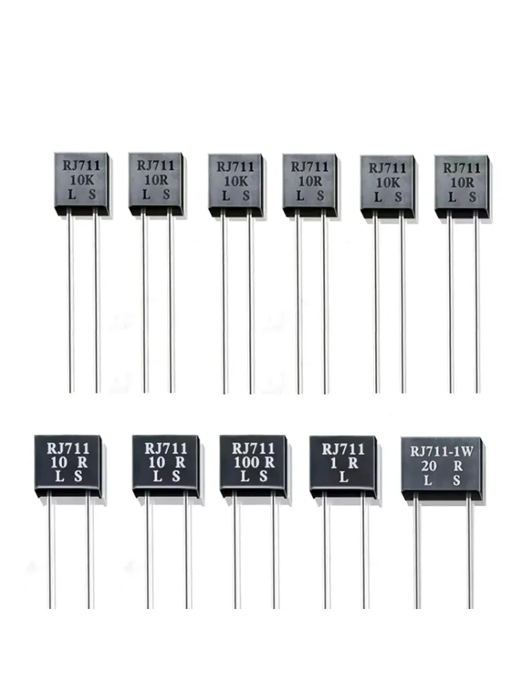 1 SZT. RJ711 Metalowy Rezystor Foliowy 0,25W 0,5W 1W Wysoka Precyzja 0,01 Procent 5PPM Niska TCR Nieindukcyjny Pomiary — zdjęcie produktu 7