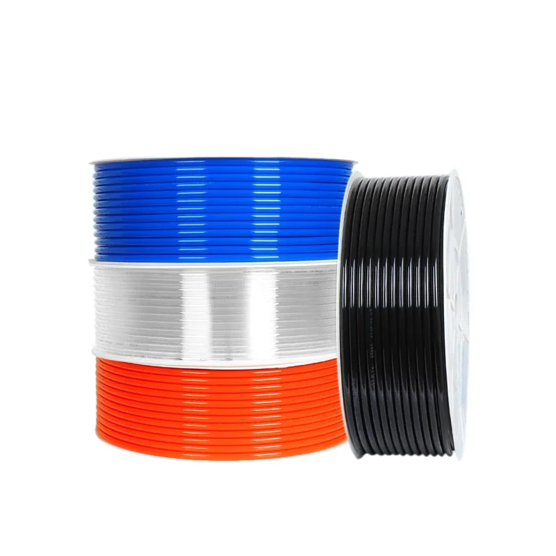 1m PU High Pressure Pneumatic Component OD Air Line Polyurethane Hose for Compressor One Meter