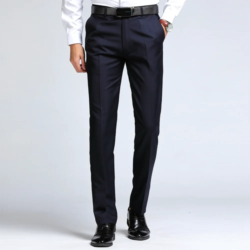 Men'S Gothic Formal Wear - Mens Formal Suit Trousers Straight Slim