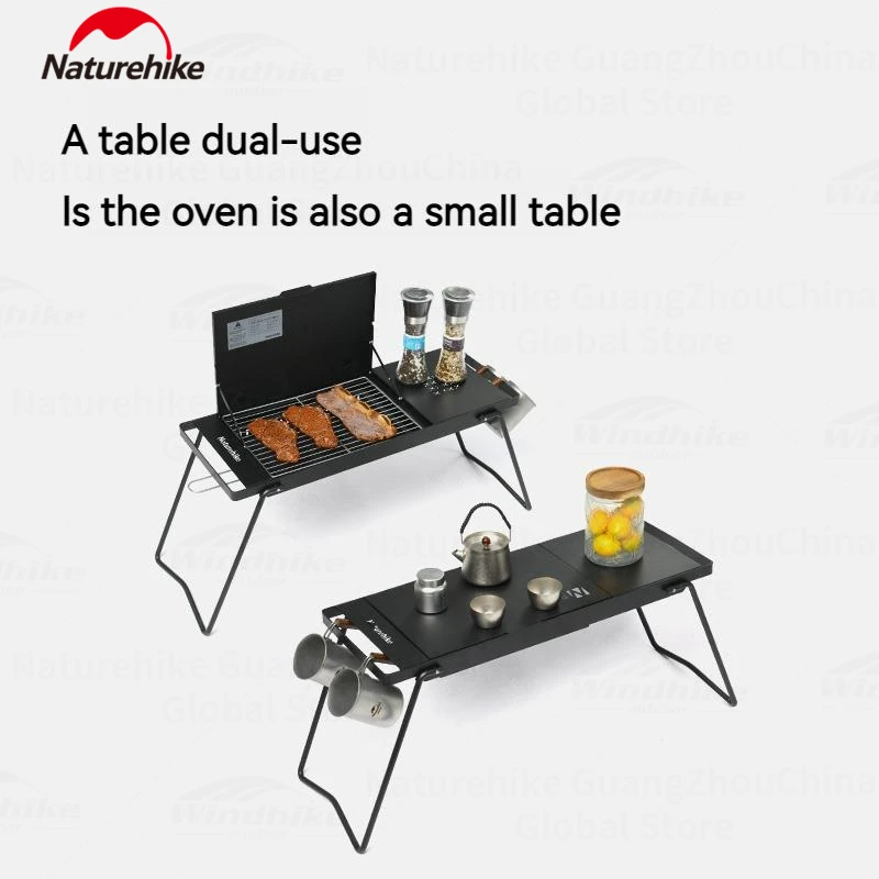 Naturehike-estufa de barbacoa portátil plegable, utensilios de cocina para acampar, Picnic al aire libre, calentador de mesa ligero, 3,15