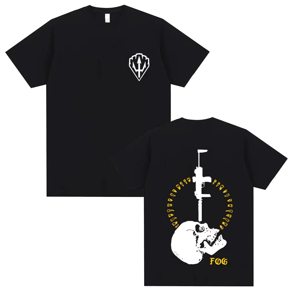 

Forward Observations Group T Shirts Male Rock Gothic Skeleton Graphic T-shirt Men Women Hip Hop Oversized Short Sleeve Tshirt