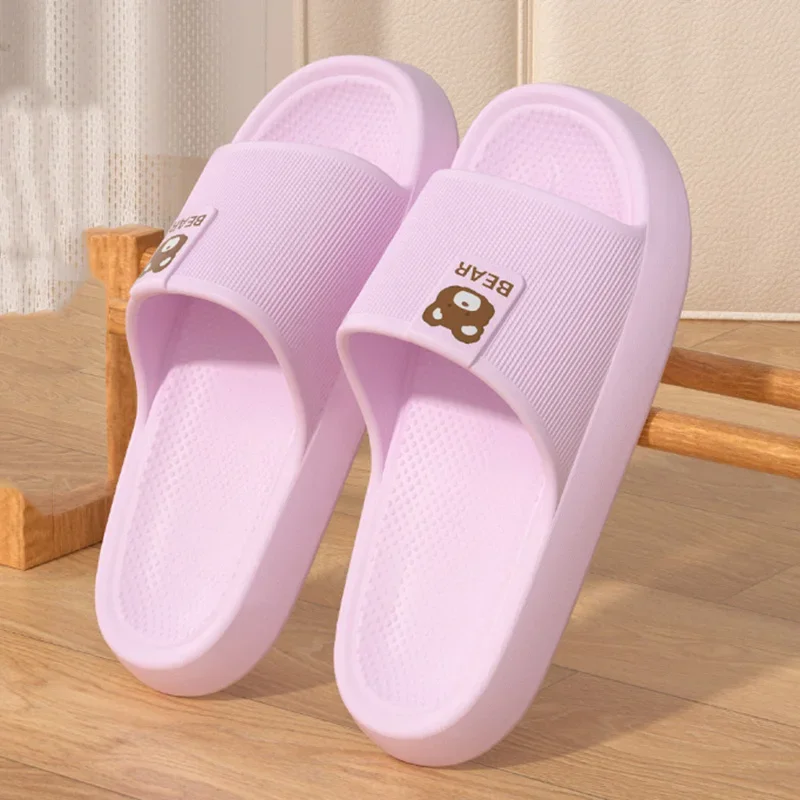 Super Comfort Home Slippers Women Soft Sole Anti Slip EVA Cloud Slippers for Women Summer 2026 Light Weight Indoor Shoes Slides image 5