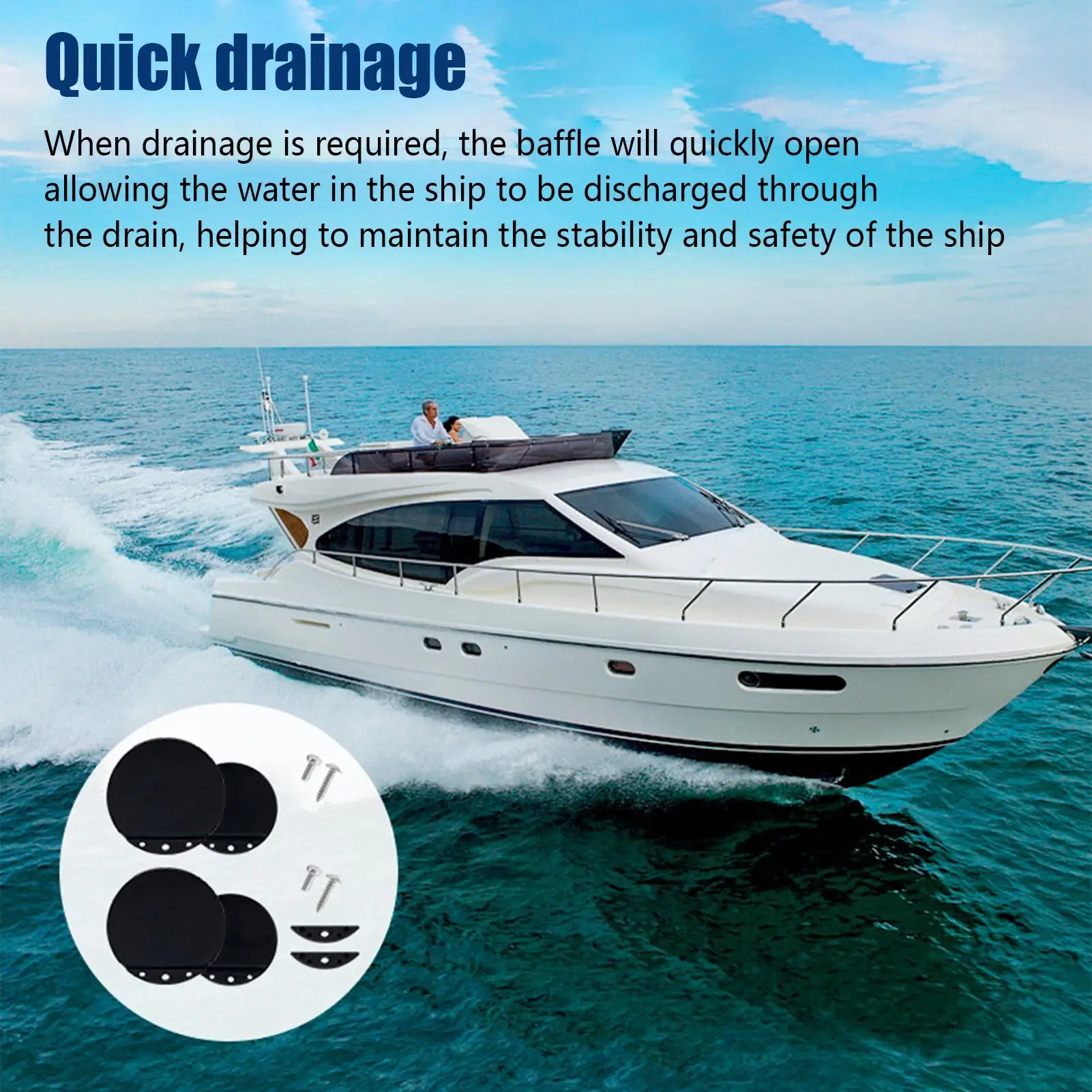 

Шпигатели для лодок, 4 предмета, сменная заслонка для лодок, морская дренажная пробка для чистки, ремонта, обслуживания каяка, морской соленой воды