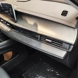For Chery Omoda 5 C5 2024 2025 ABS Carbon Fiber Interior Center Console Co-pilot Dashboard  Strip Interior Door Decorative