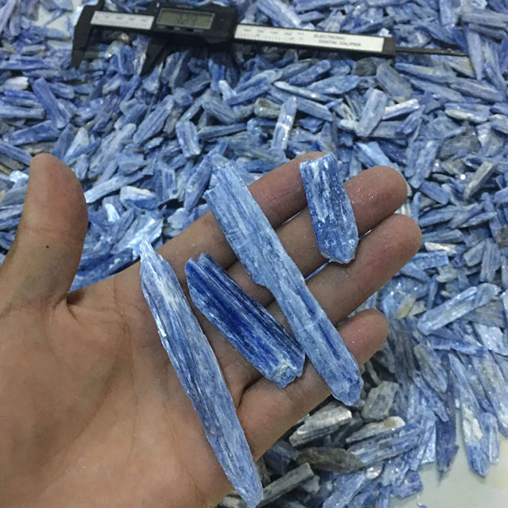 Natural Kyanite Strip Blue Color Quartz Stick Raw Minerals Specimen Reiki Healing Crystals DIY Home Decor Random Shape