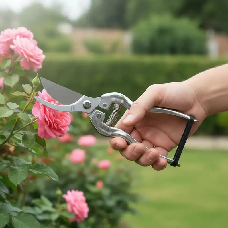 Stainless Steel Pruning Shears Sharp Precision Blades Non-slip Handles for Home Garden Bonsai Fruit Tree Pruning