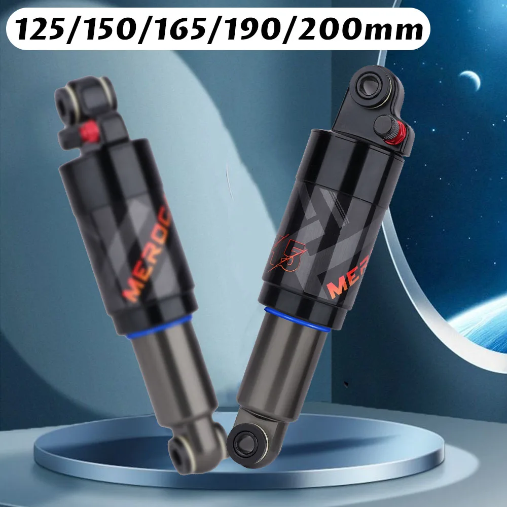 

125mm 150mm 165mm 190mm 200mm Bicycle Shock Absorber Mtb Air Rear Suspension For Electric Scooter Mountain Bike Rear Shock