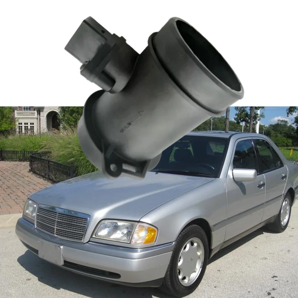 

0280217517 Mass Air Flow Meter Sensor for Mercedes-Benz C280 C36 AMG E320 S320 SL320 5Pins