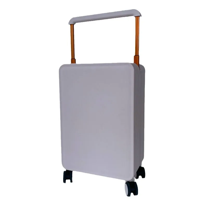 New center mounted wide pull rod luggage, stylish and stylish, with high aesthetic value and large capacity travel password box