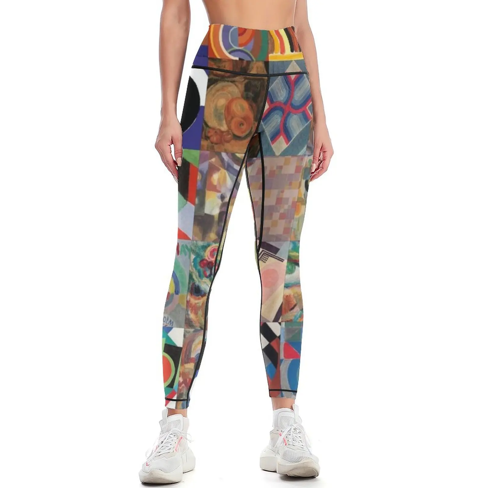 

Sonia Delaunay Leggings Training pants sportswear gym gym's clothing Women's gym Womens Leggings