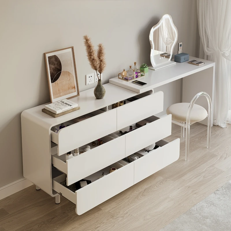 Verstellbare Aufbewahrung Büro Schreibtische moderne Make-up Tisch Einfachheit Luxus Büro Schreibtische Schlafzimmer Werkbank Escritorio Möbel qf50od