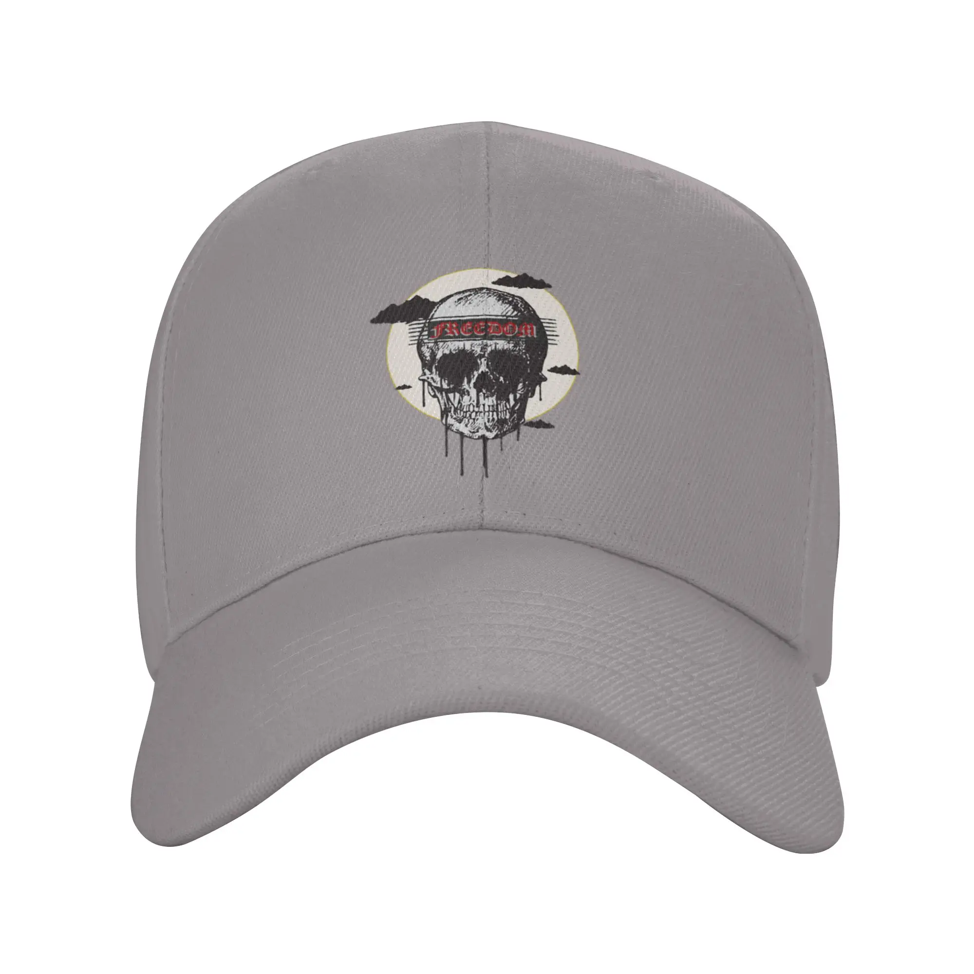 FEEDOM Scull  Design Freedom  Skull Trendy Baseball Cap Tropical Travel Plain Cap Sports Cap