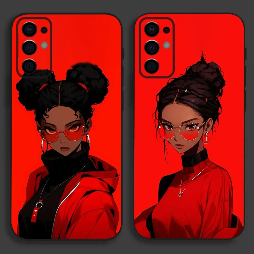 H-Hatchin Michiko Malandro Phone Case For Samsung S24,S21,S22,S23,S30,Ultra,S20,Plus,Fe,Lite,Note,10,9,5G Black Soft Cover