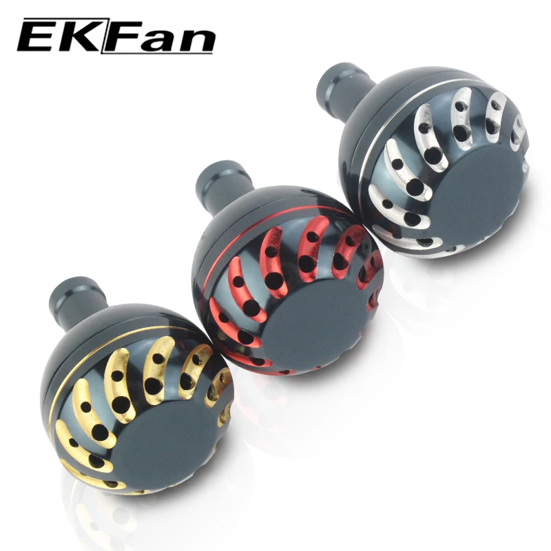 EKfan 30/35/38mm Fishing Handle Knob Metal For DAI&SHI Spinning Baitcast Reel Fishing Rocker DIY Tool Parts