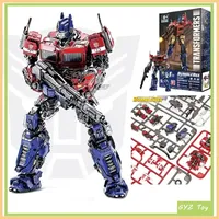 Transformations Trumpeter Optimus Prima Bumblebes Movie Series Figure Kit Assembly Toy Anime Action Figures Kids Birthday Gift