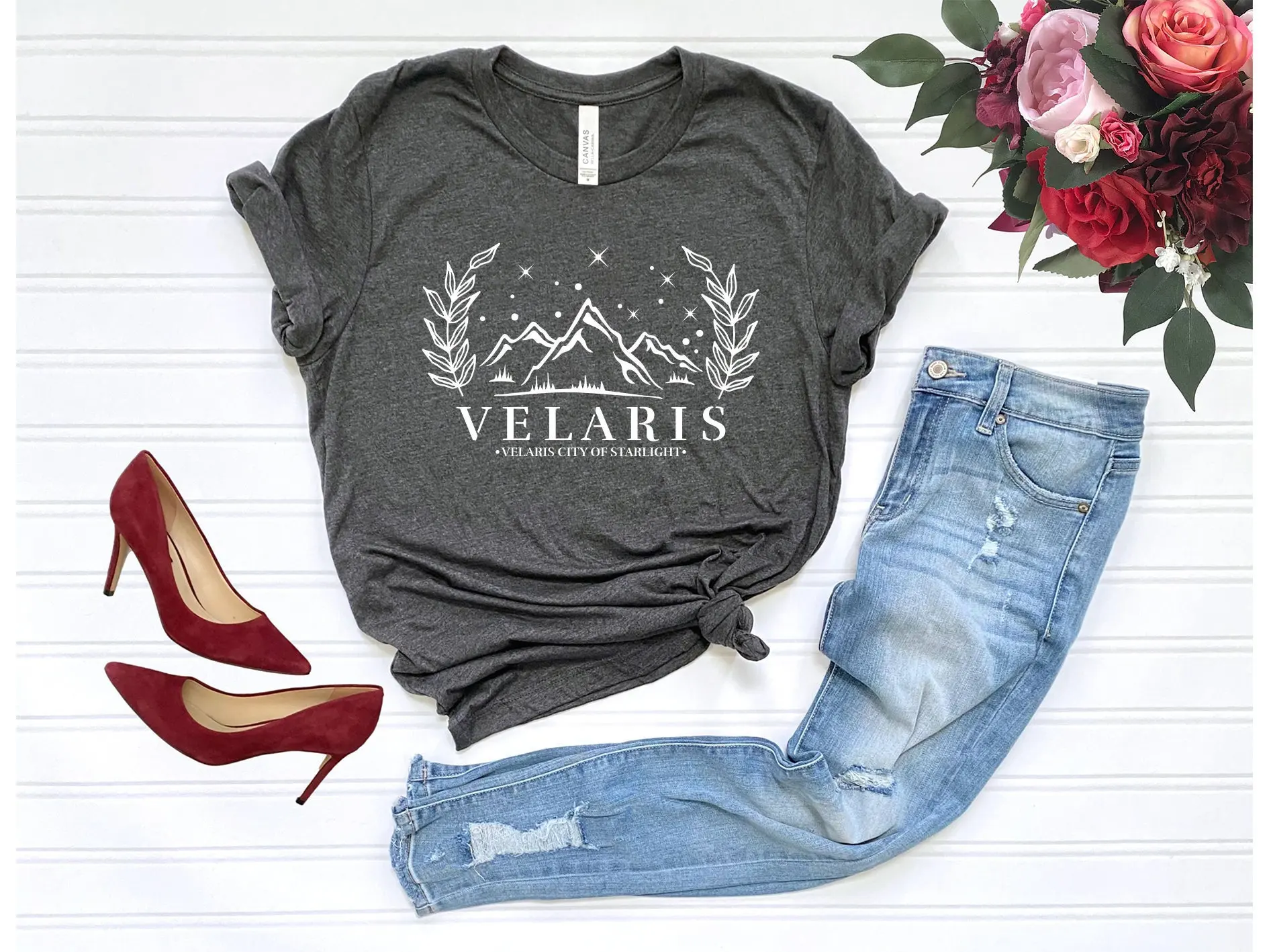 Velaris T shirt The Night Court A of Thorn and Roses Dreams for Retro Starlight