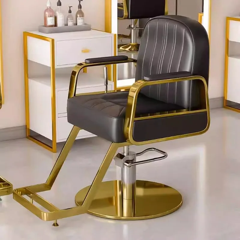 

Cosmetic Barber Chairs Ergonomic Professional Barbershop Beauty Makeup Salon Chair Aesthetic Sillas De Barberia Furnitures