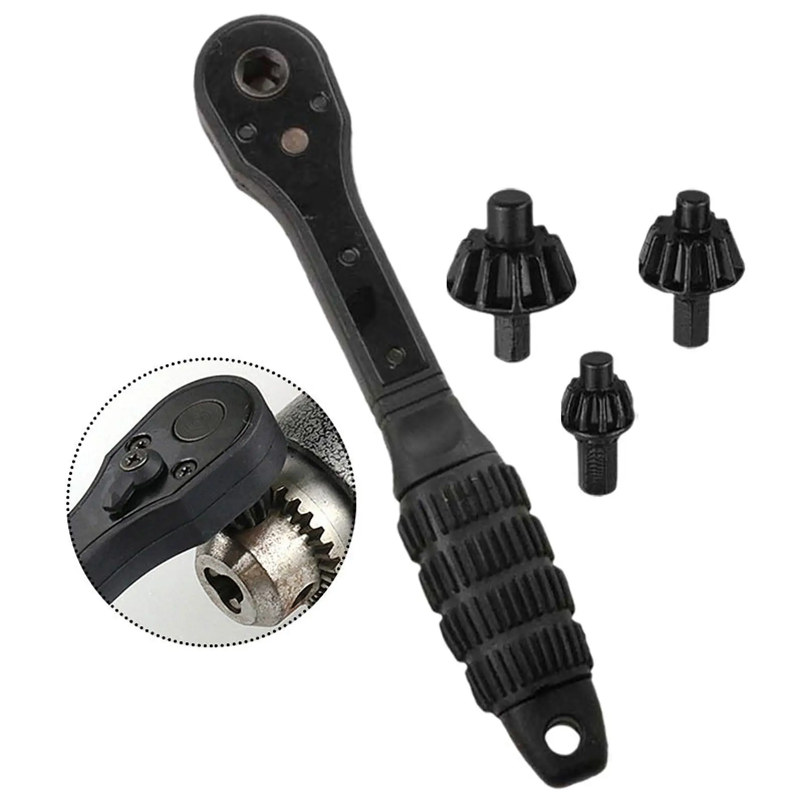 

Quick Ratchet Wrench Multiuse High Performance AntiSlip Handle Portable Labor