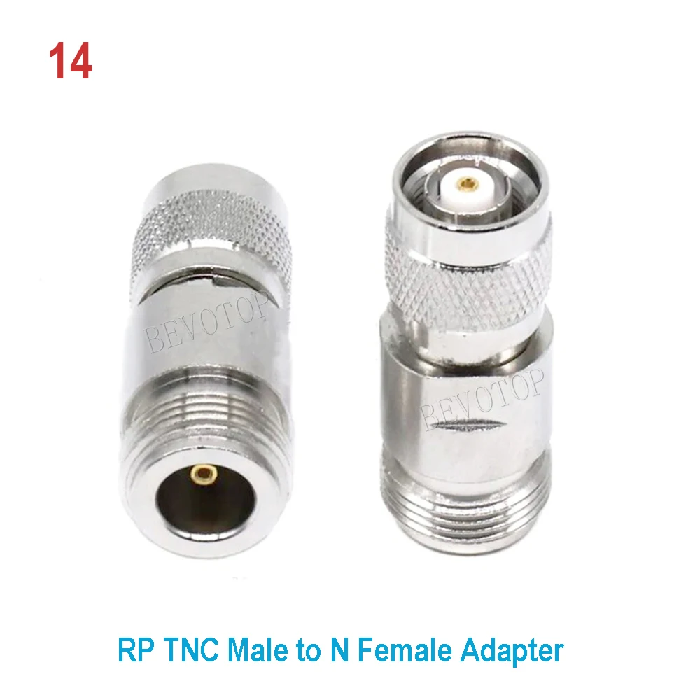 1 Stuks N Mannelijk/Vrouwelijk Naar N/Tnc/Bnc/Qma/F Mannelijk/Vrouwelijk Recht/Haaks Coax Adapter