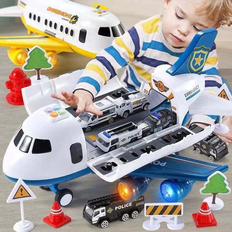 

Music Children Large Car Size Toy Story Simulation Track Inertia Aircraft Passenger Plane Toy Airplane Model Kids Airliner Gift