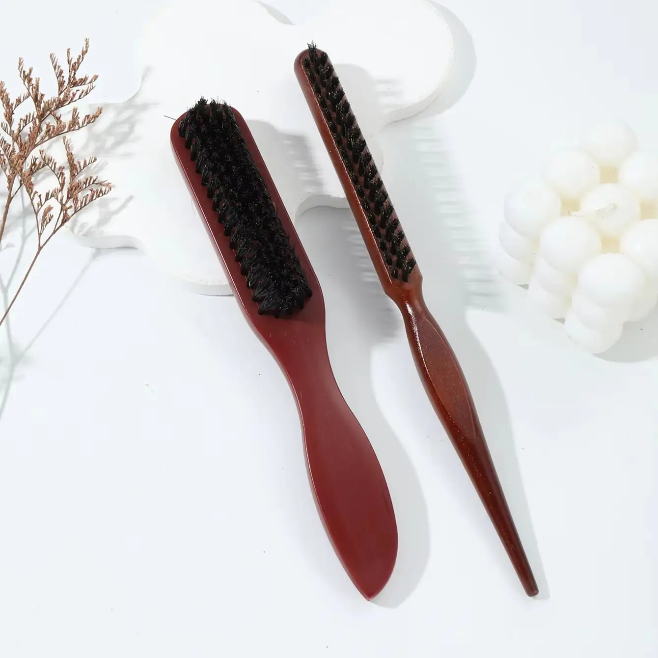 

Набор кистей для массажа кожи головы, 2 шт., высококачественная расческа для удаления грязи и разглаживания волос, специально для париков из натуральных волос