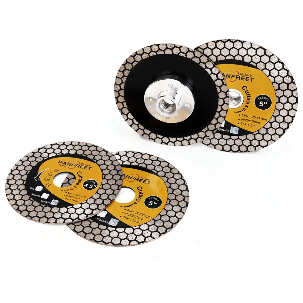 

PANFREET 115mm-125mm Super Tile Blade Porcelain Ceramic Cutting Disc for Granite Marlbe Ceraimce Cutting & Grinding