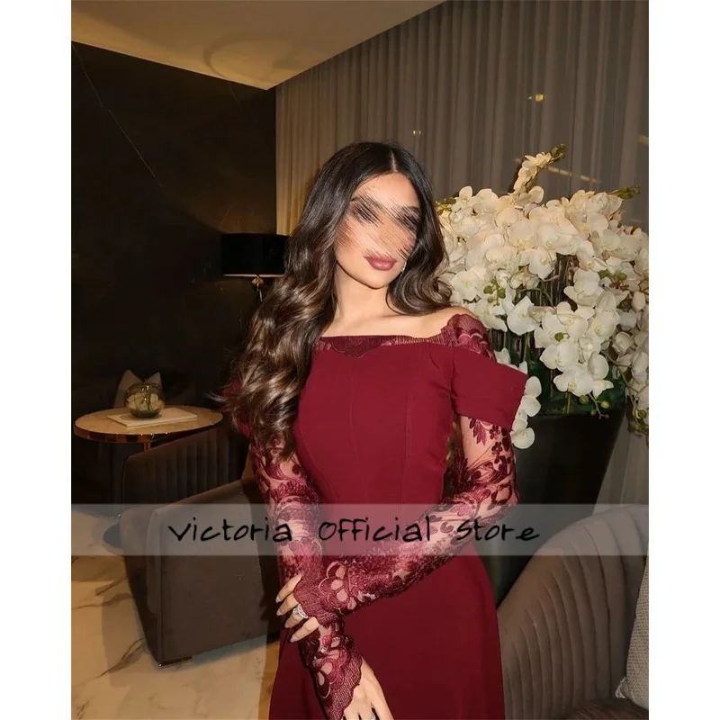 فساتين سهرة مخصصة للحفلات فساتين نسائية أنيقة للمناسبات الخاصة بأكمام طويلة رداء الكوكتيل #3