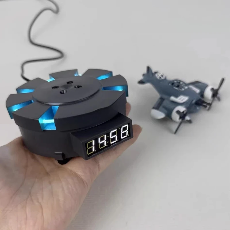 Diy levitação magnética mini avião criativo desktop computador escritório decoração brinquedo presente para amigos