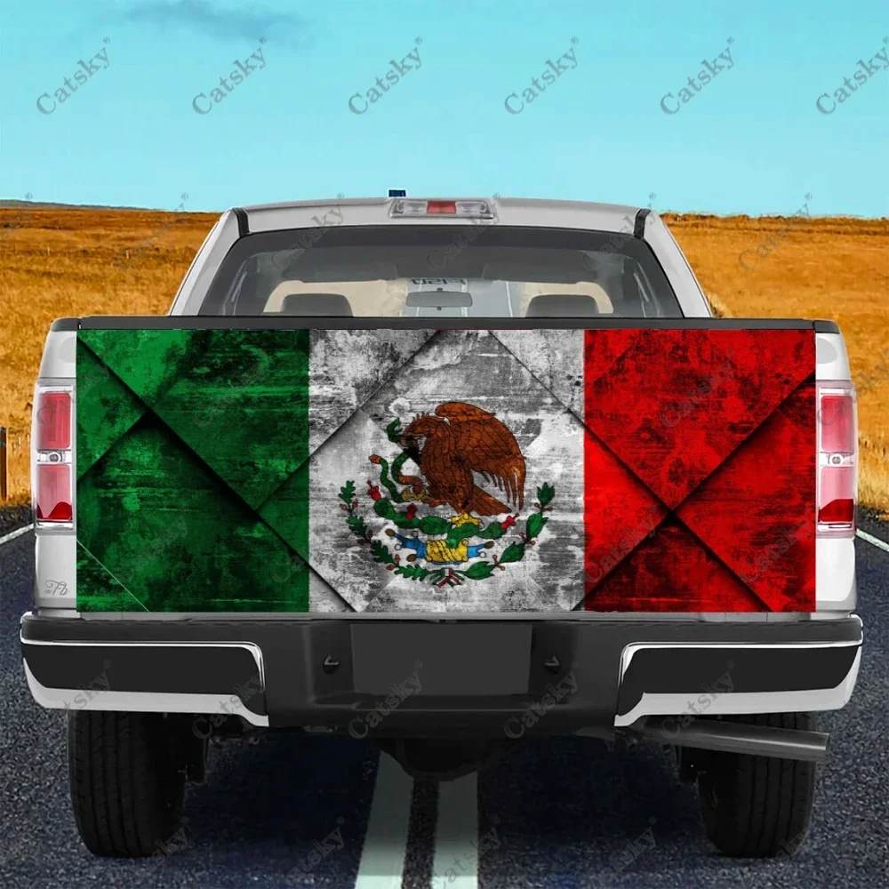 

mexican flag Car stickers truck rear tail modification painting suitable for truck pain car packaging accessories decals
