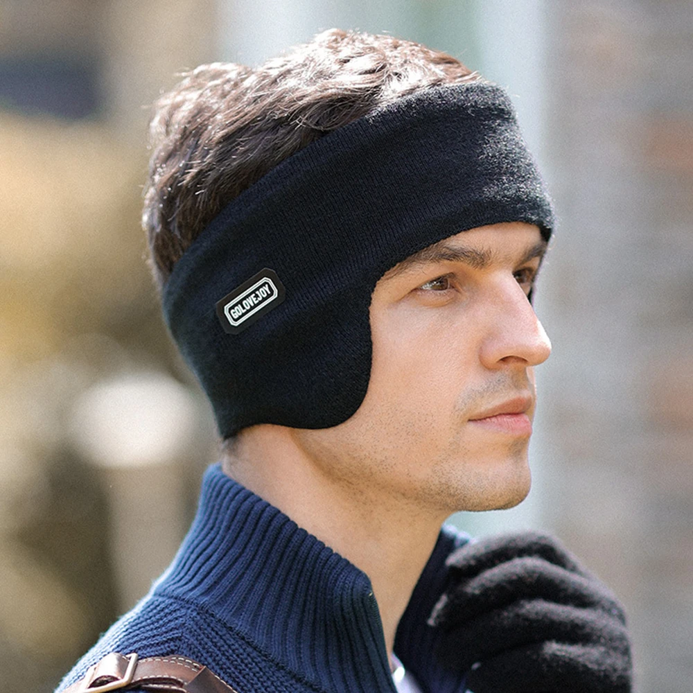 Ear Muffs Fleece Lined Winter Warm Adjustable Head Size 52-64cm Soft Comfortable for Ski Hiking Commuting Unisex Adult Teen