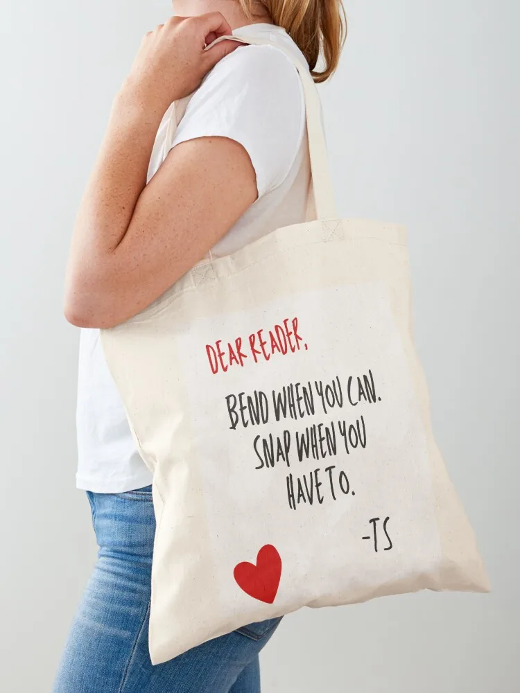 

Dear Reader Tote Bag supermarket folding bag tote bag Canvas custom bags