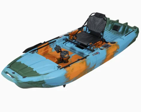 Roller-molded kayak splicing boat single Kajak ten-foot single fishing boat live fish cabin Kajak splicing boat