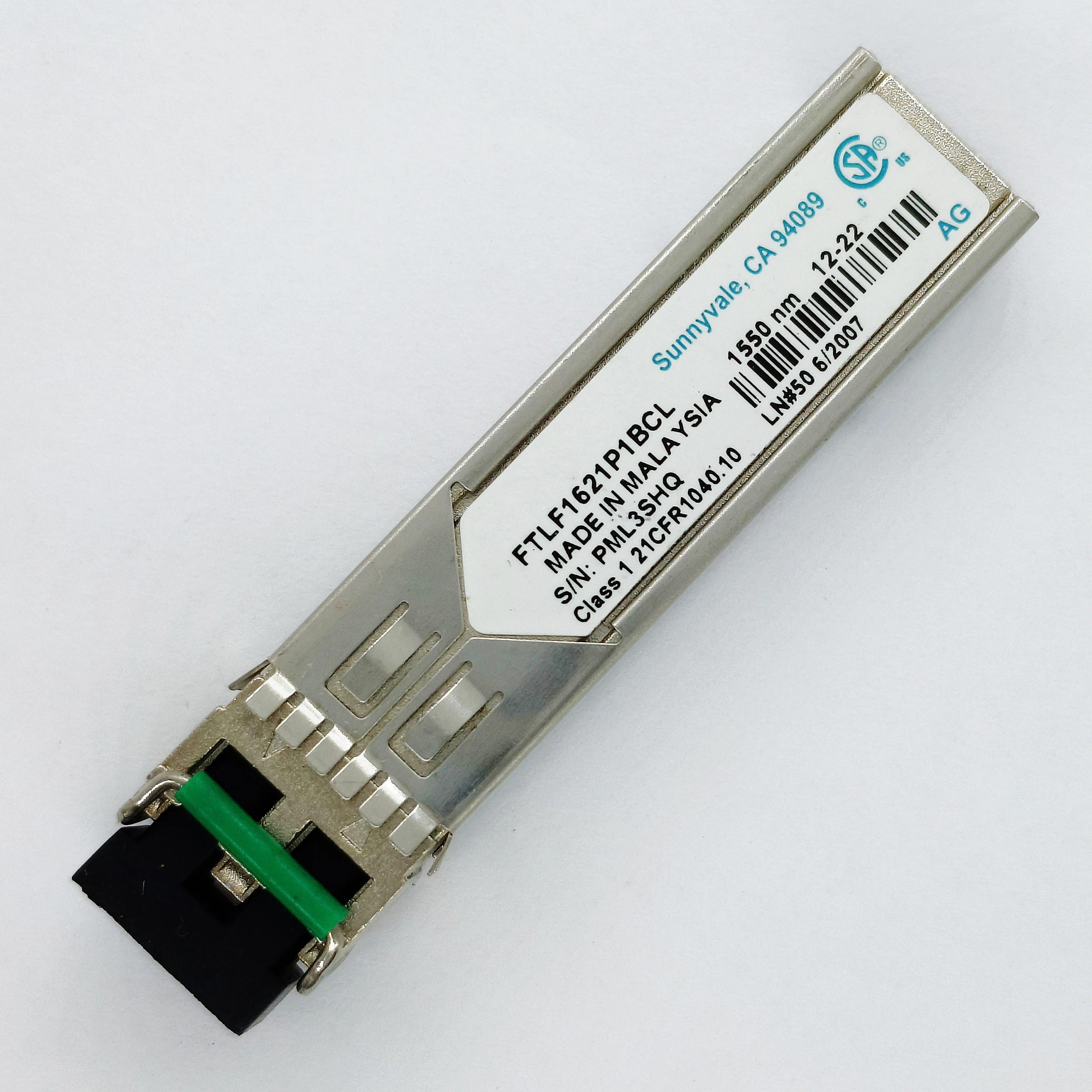 

Genuine For Finisar 2.67GB 80km FTLF1621P1BCL LR LX LH 1550nm eSFP SM Duplex LC Transceiver Optical Module