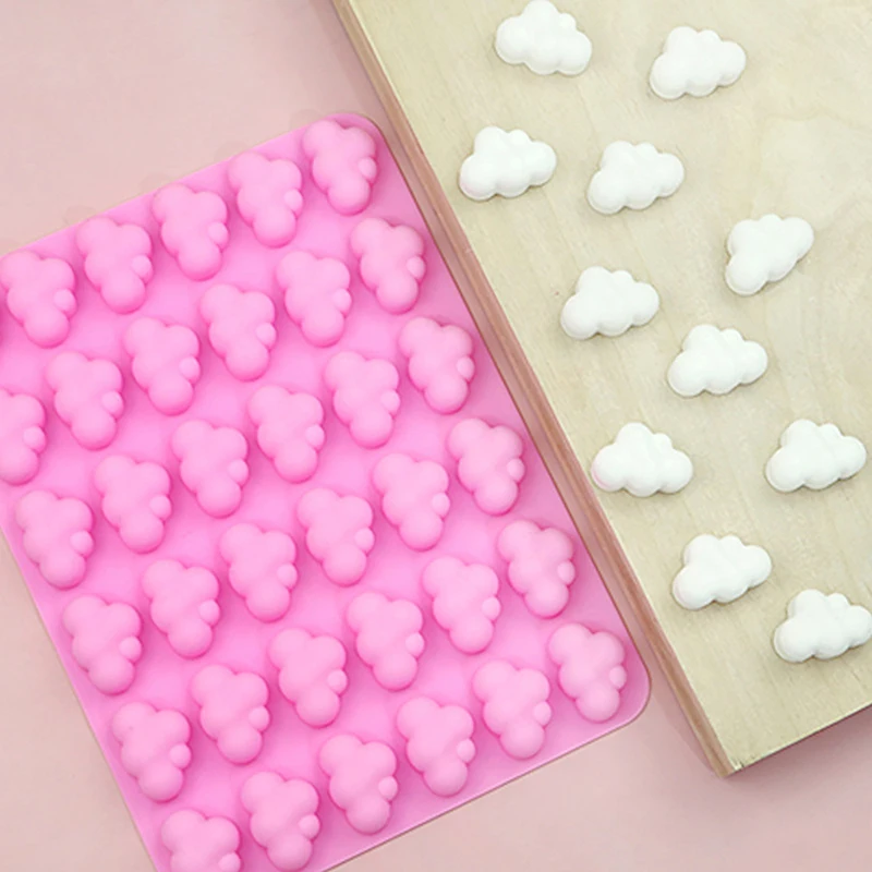 Clouds Silicone Mold Weather Shape Candy Mould Chocolate Pudding Dessert Cake DIY BakingDIY Baking Cake Chocolate Fondan