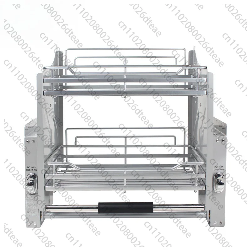 Kitchen Cabinet Hanging Cabinet Lifting Basket Machine Pull-down Basket Storage Device