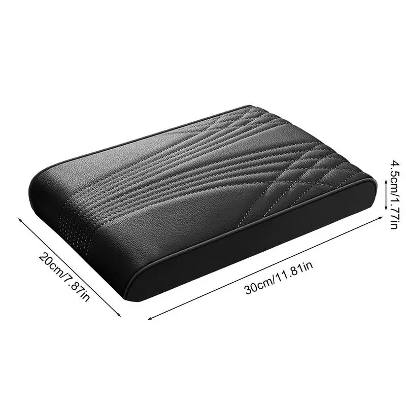 Car Arm Rest Cover Pad Automobile Soft Foam ArmRest Cushion Waterproof Armrest Booster Cushion Center Console Cushion Pad For