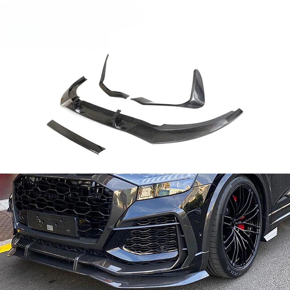 

RSQ8 Carbon Fiber Front Lip Splitter for Audi RSQ8 Sport Utility 4-Door 2019-2024