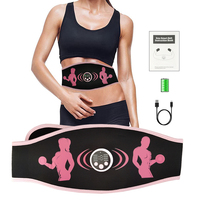 Abdominal Trainer Vibration Slimming Belt EMS Muscle Stimulator Toning Belts Abdomen Arm Leg Waist Workout Home Fitness Equiment