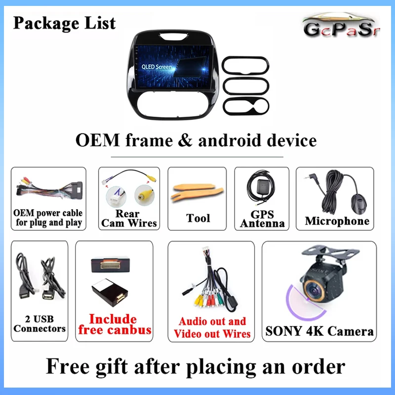 Car Radio For Renault Kaptur Captur Clio Samsung QM3 2014-2018 Multimedia Android Auto Player GPS Navigation Stereo No 2din DVD