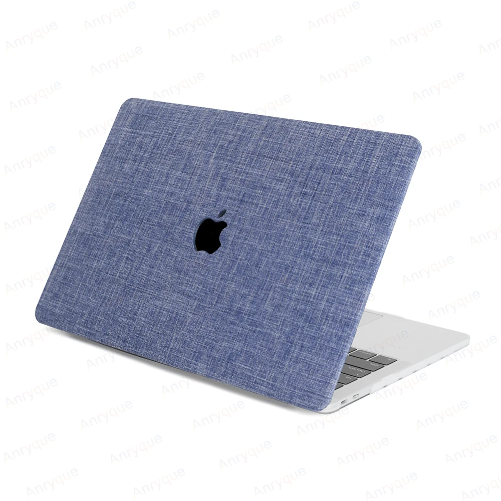 

Laptop Case for Apple MacBook Air 13.6inch M4 A3240 M3 A3113 A2681 2025-2022 Fabric Leather Plastic Hard PC Notebook Cover