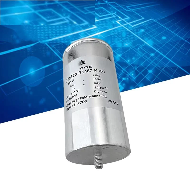 

1PCS B25620B1487K101 non-polar high voltage filter compensation oil-immersed capacitor 1100V 480UF