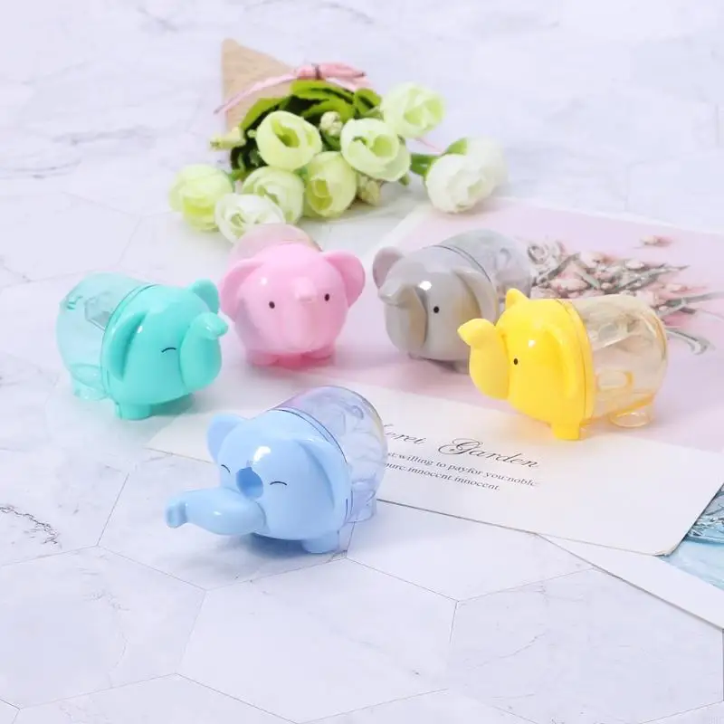 W89C Cartoon Elephant Skidening School Office Office Gift