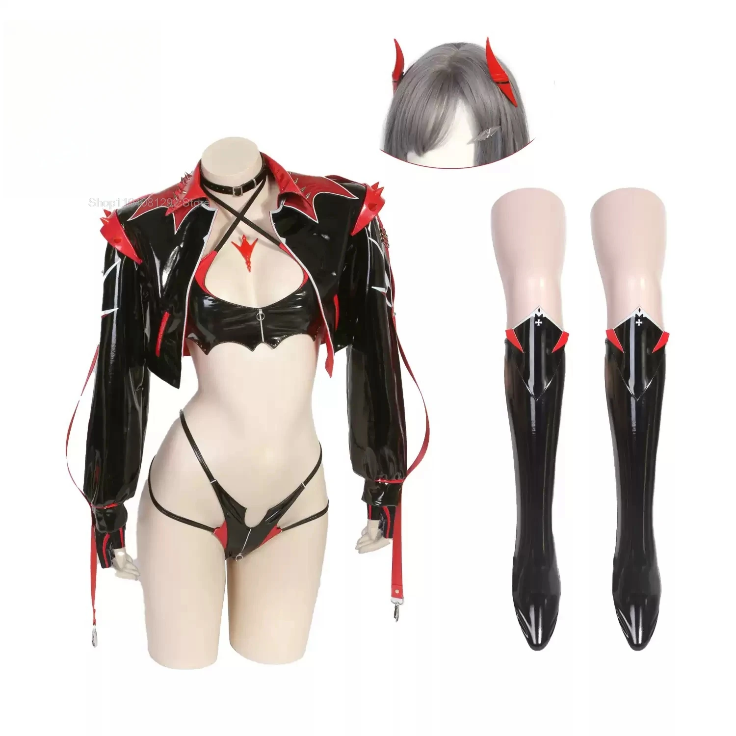 In Stock Azur Lane Ulrich von Hutten Cosplay Costume Racing suit sexy lingerie for fine women beach hot girl underwear 2024