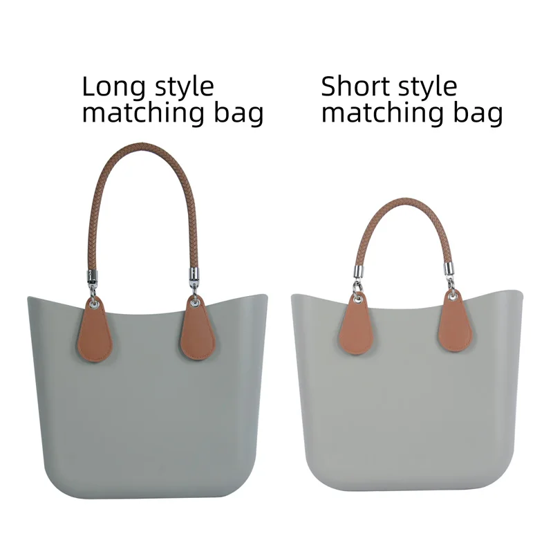 2024 Obag PU Woven braided leather Rope Handles strap belt for O Bag accessoires Tote Bag Women\'s Bag Accessories