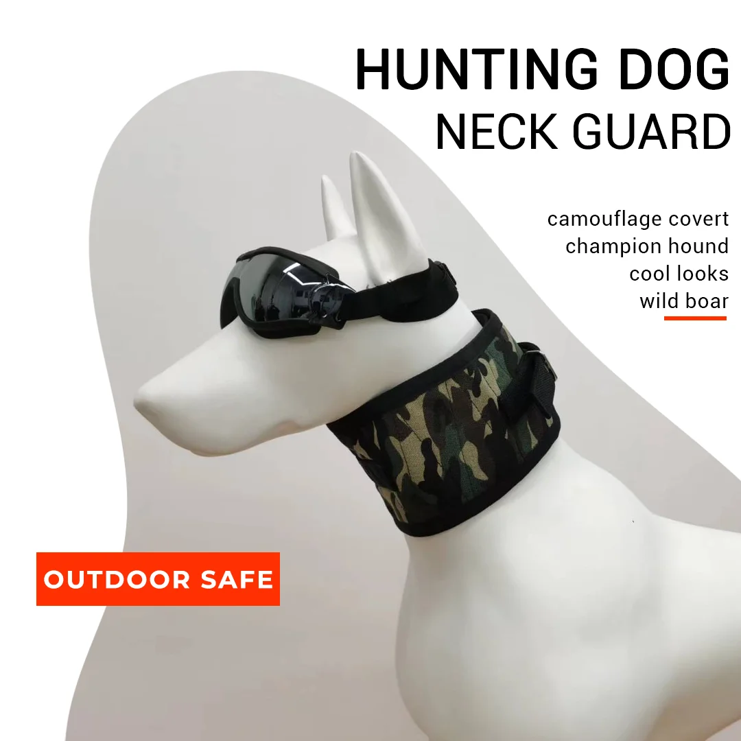 

UHMWPE Outside Pig Hunting Neck guard Wild Boar Dog Catch Vest Hog Cut Gear neck Protection Security Dog Clothes Hunting Armor